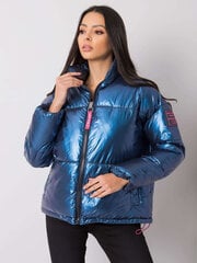 RUE PARIS Женская синяя рубашка. цена и информация | Женские куртки | 220.lv