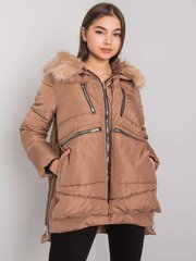 Женская коричневая зимняя куртка цена и информация | Женские куртки | 220.lv