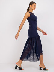 Женское голубое платье с принтом цена и информация | Платья | 220.lv