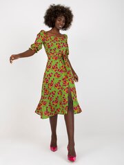 Женское зеленое коктейльное платье 2016103411184 цена и информация | Платья | 220.lv