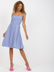 Женское голубое платье с принтом цена и информация | Платья | 220.lv