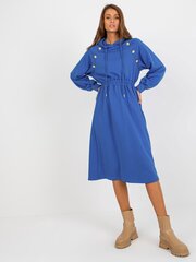 RUE PARIS Женская синяя рубашка. цена и информация | Платья | 220.lv