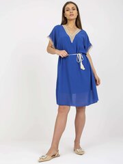 RUE PARIS Женская синяя рубашка. цена и информация | Платья | 220.lv