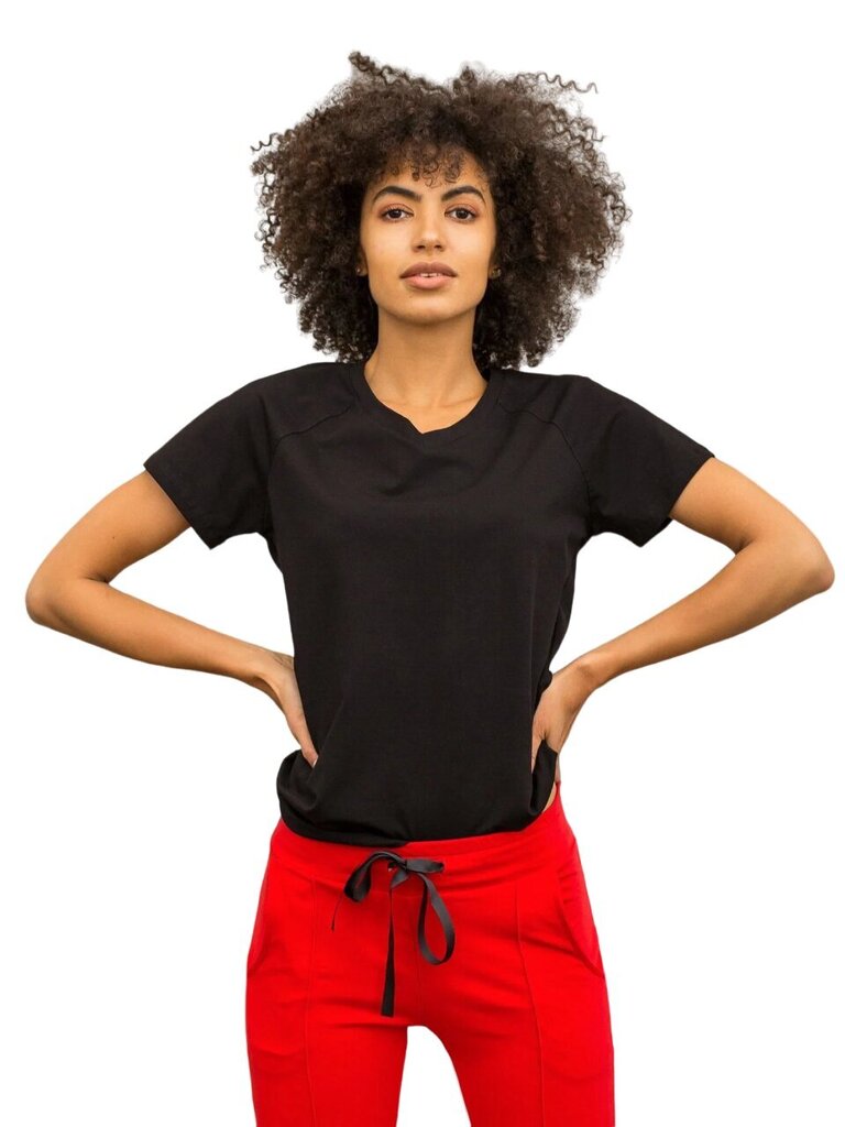 T-krekls, melns цена и информация | Sporta apģērbs sievietēm | 220.lv