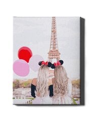 Картина по номерам 40x50 cm.  "В Париже с воздушными шарами" цена и информация | Живопись по номерам | 220.lv