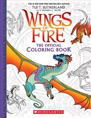 Official Wings of Fire Coloring Book цена и информация | Книги для малышей | 220.lv