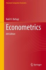 Econometrics 6th ed. 2021 цена и информация | Книги по экономике | 220.lv