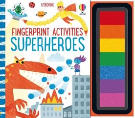 Fingerprint Activities Superheroes cena un informācija | Grāmatas mazuļiem | 220.lv