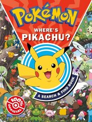 Pokemon Where's Pikachu? A search & find book цена и информация | Книги для самых маленьких | 220.lv