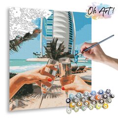 Картина по номерам 40x50 cm.  "Azure Дубай" цена и информация | Живопись по номерам | 220.lv