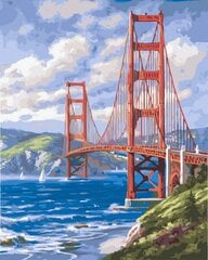Картина по номерам 40x50 cm.  "Мост в Калифорнии" цена и информация | Живопись по номерам | 220.lv