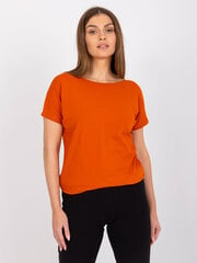 T-krekls, tumši oranžs цена и информация | Женские футболки | 220.lv