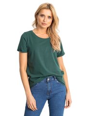 T-krekls, tumši zaļš цена и информация | Женские футболки | 220.lv