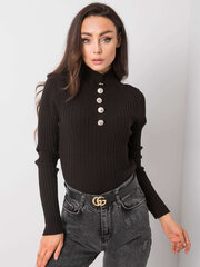 Женская черная блузка больших размеров цена и информация | Женские кофты | 220.lv