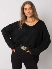Džemperis, melns cena un informācija | Sieviešu džemperi | 220.lv