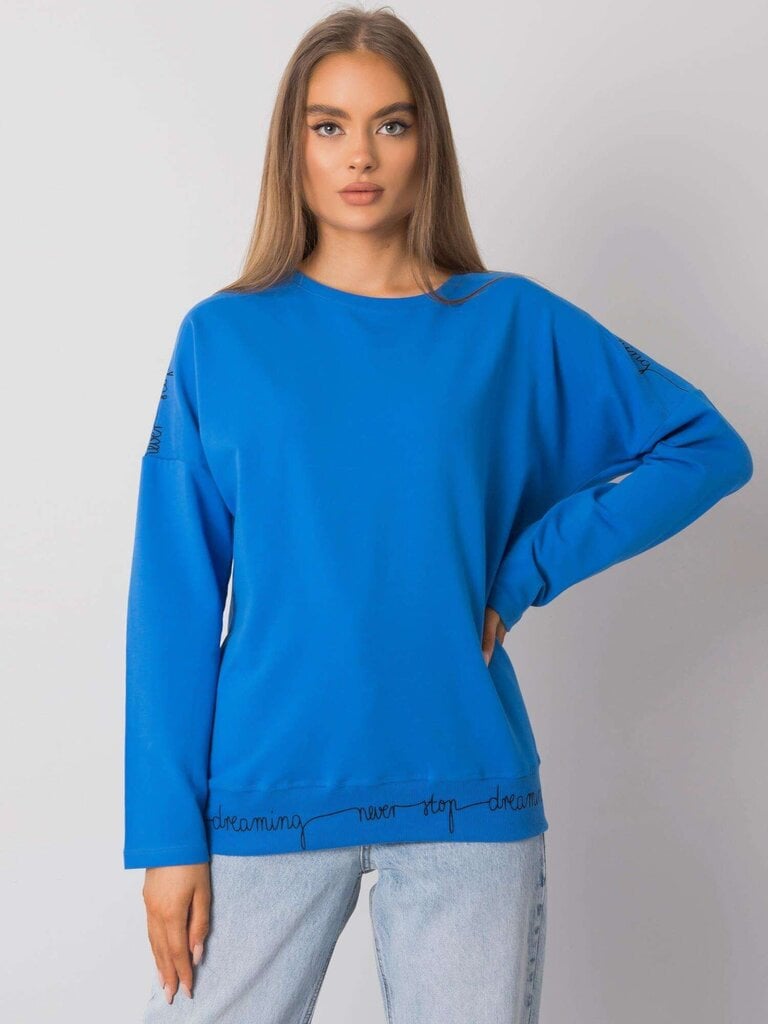 Blūze, tumši zila цена и информация | Sieviešu džemperi | 220.lv