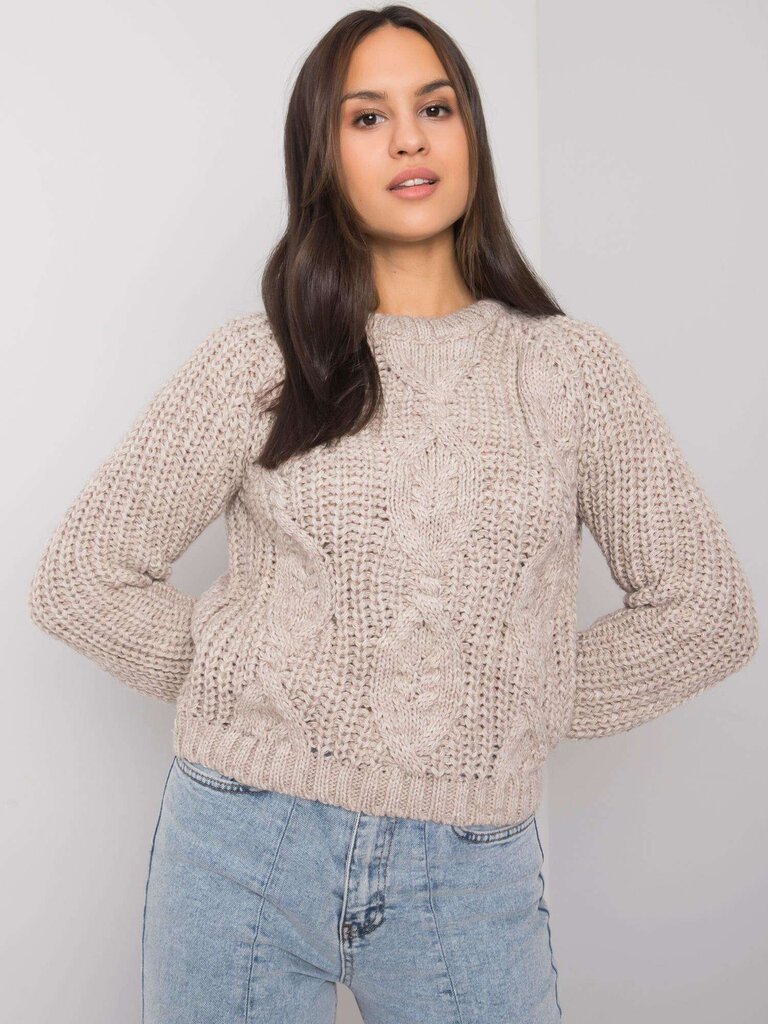 Džemperis, bēšs цена и информация | Sieviešu džemperi | 220.lv