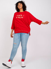 Blūze, sarkana cena un informācija | Sieviešu džemperi | 220.lv