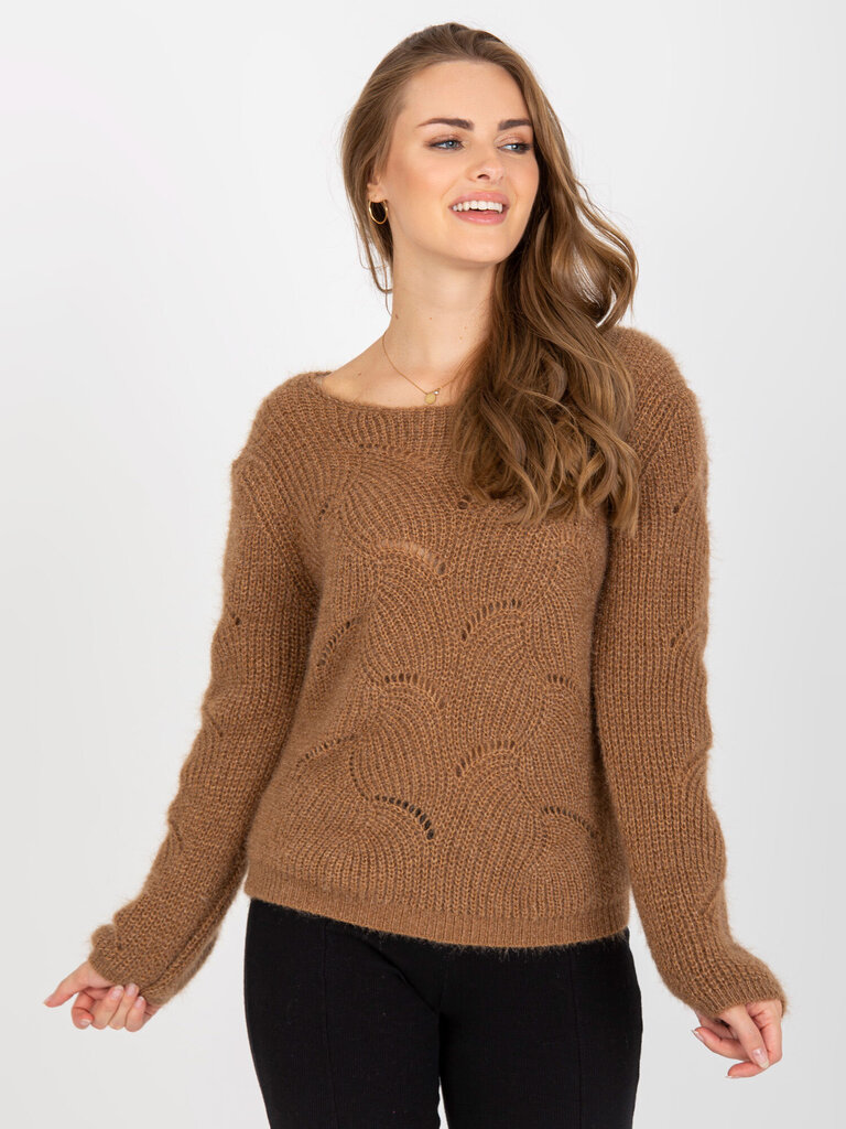 Džemperis, brūns цена и информация | Sieviešu džemperi | 220.lv