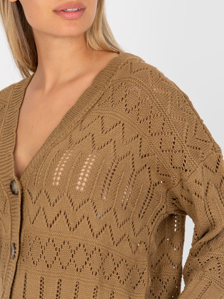 Džemperis, tumši bēšs цена и информация | Sieviešu džemperi | 220.lv