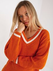 Džemperis, tumši oranžs cena un informācija | Sieviešu džemperi | 220.lv