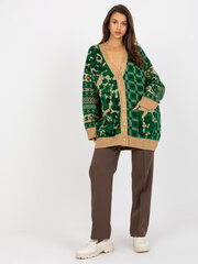 Džemperis, zaļš cena un informācija | Sieviešu džemperi | 220.lv