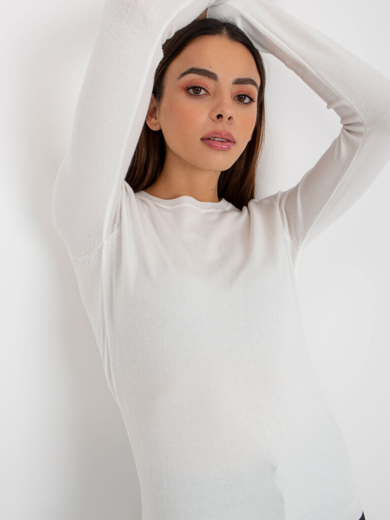 Džemperis, balts cena un informācija | Sieviešu džemperi | 220.lv