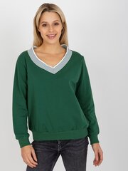 Blūze, tumši zaļa cena un informācija | Sieviešu džemperi | 220.lv