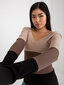 Blūze, melna un bēša cena un informācija | Sieviešu džemperi | 220.lv