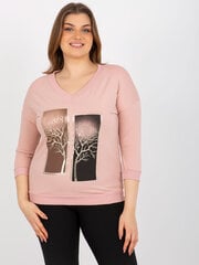 Blūze, gaiši rozā cena un informācija | Sieviešu džemperi | 220.lv