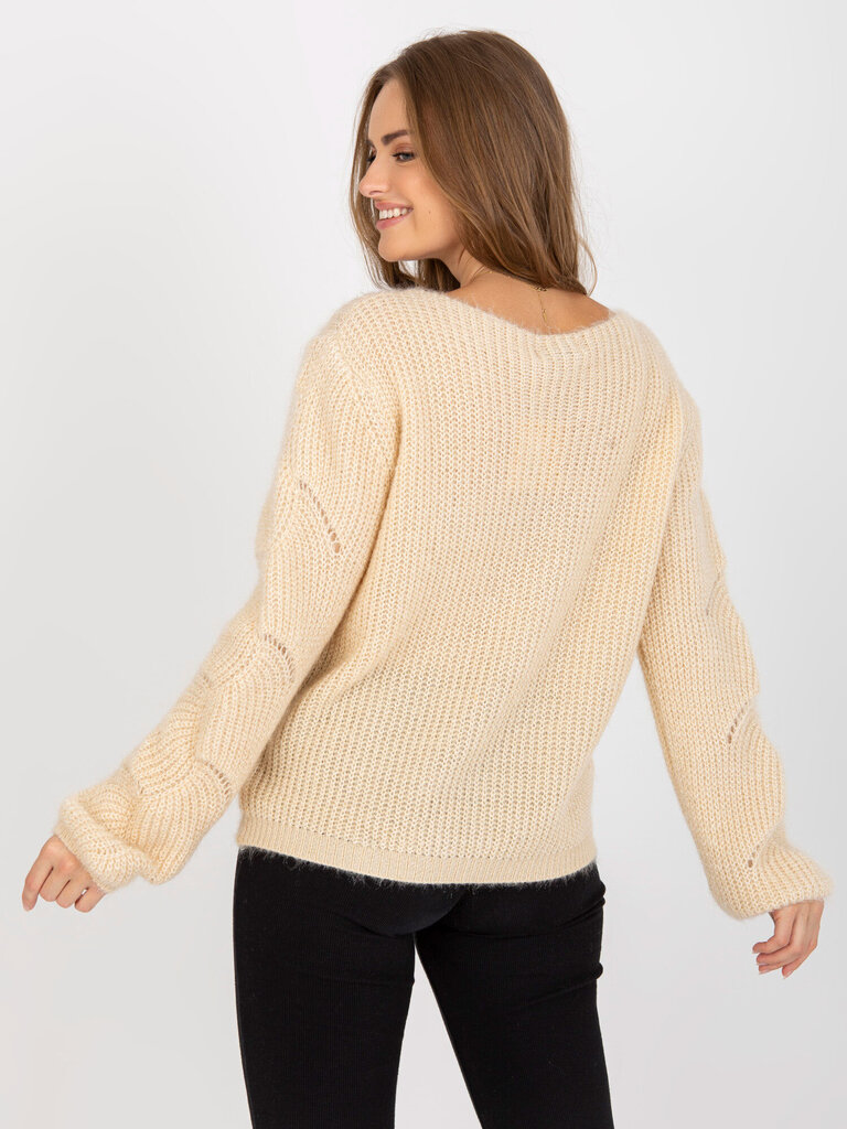 Džemperis, bēšs cena un informācija | Sieviešu džemperi | 220.lv