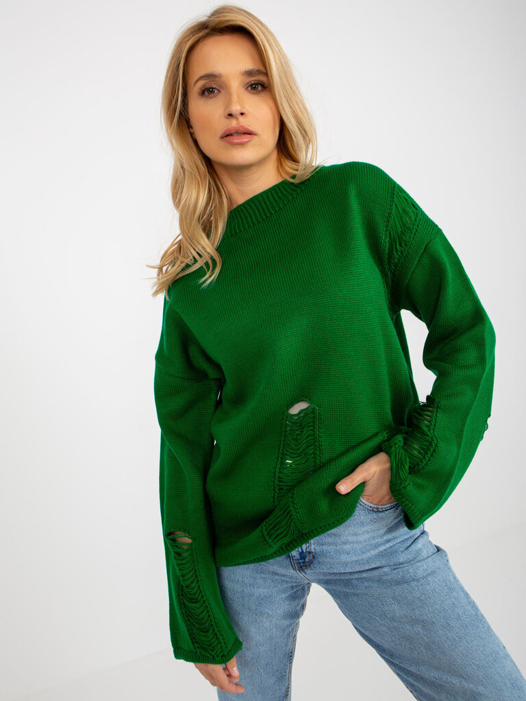 Džemperis, zaļš цена и информация | Sieviešu džemperi | 220.lv