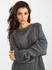 Džemperis, tumši pelēks cena un informācija | Sieviešu džemperi | 220.lv