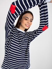 Džemperis, tumši zils cena un informācija | Sieviešu džemperi | 220.lv