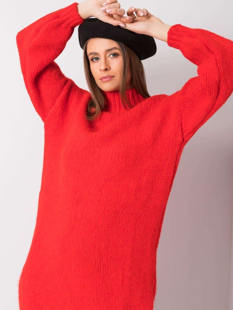 Džemperis, sarkans цена и информация | Sieviešu džemperi | 220.lv