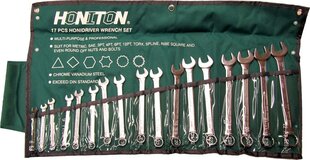 Набор гаечных ключей Honiton, 17 шт., 6-22мм цена и информация | Механические инструменты | 220.lv