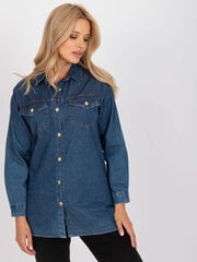 Krekls, tumši zils цена и информация | Женские блузки, рубашки | 220.lv
