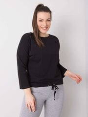 Женская черная блузка больших размеров цена и информация | Женские блузки, рубашки | 220.lv