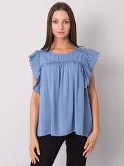 Blūze, zila цена и информация | Женские блузки, рубашки | 220.lv