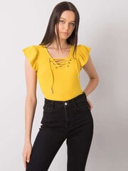 Blūze, dzeltena цена и информация | Женские блузки, рубашки | 220.lv