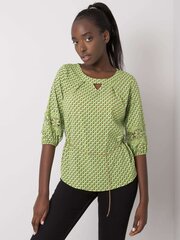 Blūze, gaiši zaļa цена и информация | Женские блузки, рубашки | 220.lv