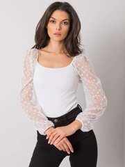 Blūze, balta цена и информация | Женские блузки, рубашки | 220.lv