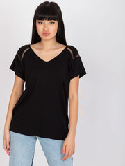 Женская черная блузка больших размеров цена и информация | Женские блузки, рубашки | 220.lv