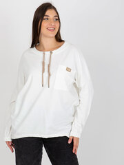 Женский бело-серый топ топ больших размеров цена и информация | Женские блузки, рубашки | 220.lv