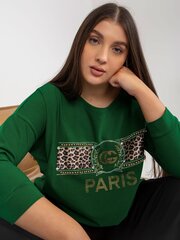 Blūze, tumši zaļa цена и информация | Женские блузки, рубашки | 220.lv