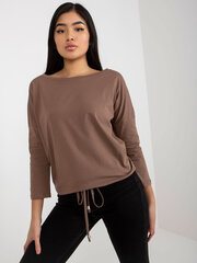 Женская коричневая классическая рубашка цена и информация | Женские блузки, рубашки | 220.lv