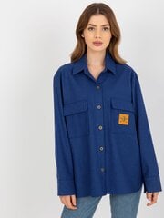 Krekls, tumši zils cena un informācija | Blūzes, sieviešu krekli | 220.lv