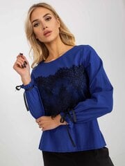 Blūze, kobalta zila цена и информация | Женские блузки, рубашки | 220.lv