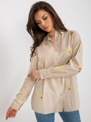 Krekls, bēšs цена и информация | Женские блузки, рубашки | 220.lv