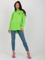 Krekls, gaiši zaļš цена и информация | Женские блузки, рубашки | 220.lv
